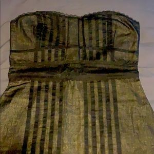 Anthropologie strapless dress, 6